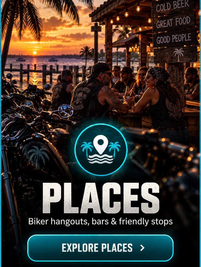 Biker Hangouts and Friendly Stops - places to eat, drink and kick back